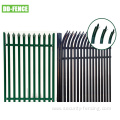 Spear Curved Top W Pale Steel Palisade Fence